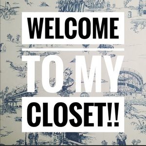 Welcome to my Closet!!!